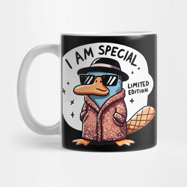 I am Special Cool Platypus by DoodleDashDesigns